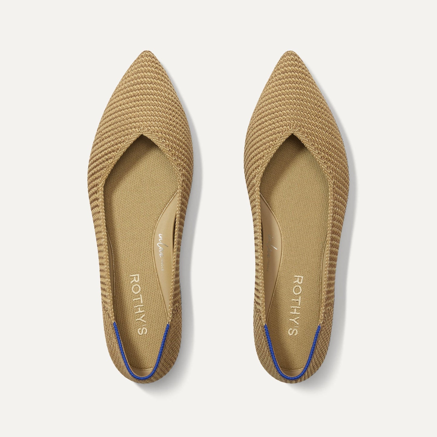Rothys The Point II in Tan Woven