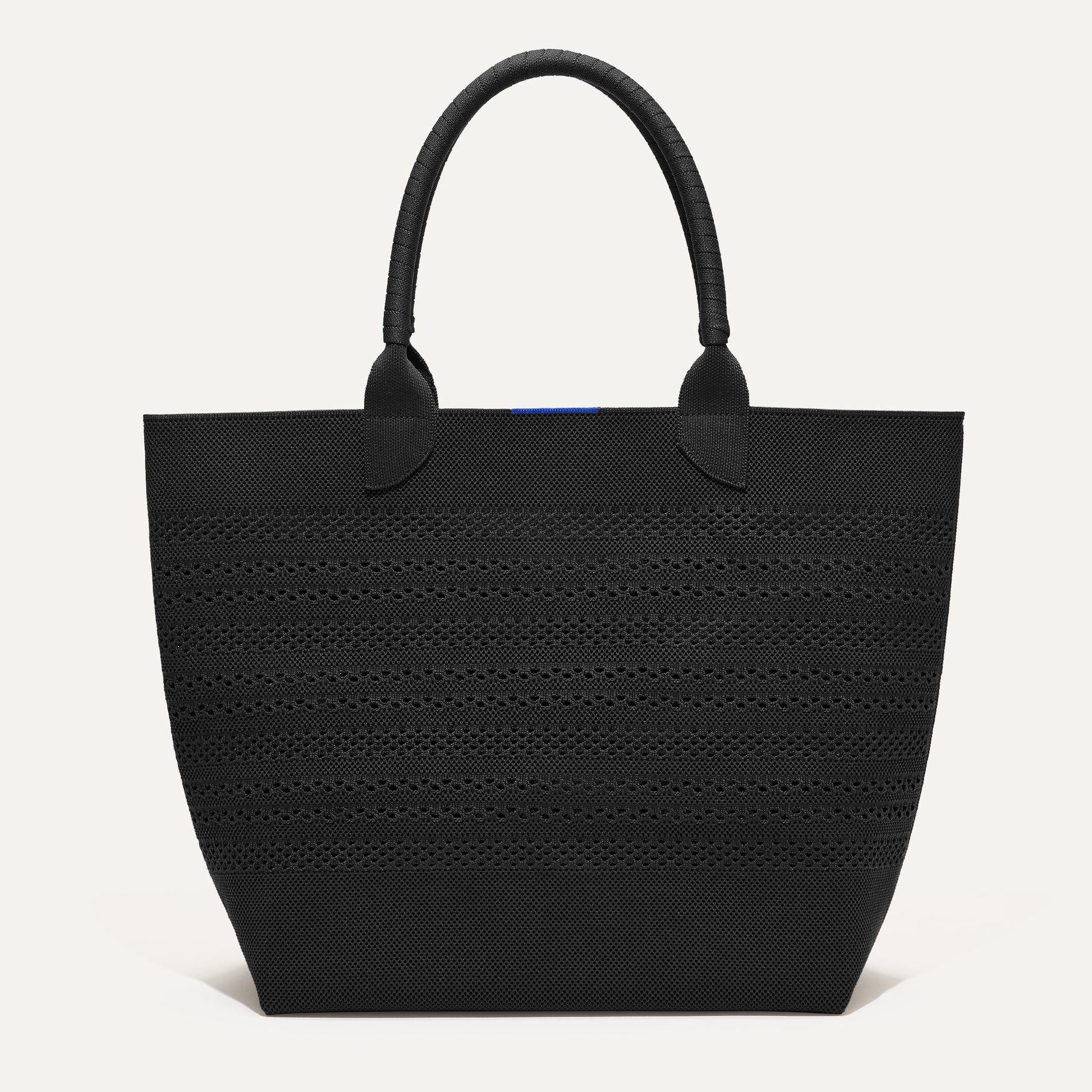 Rothys The Lightweight Tote in Black Crochet