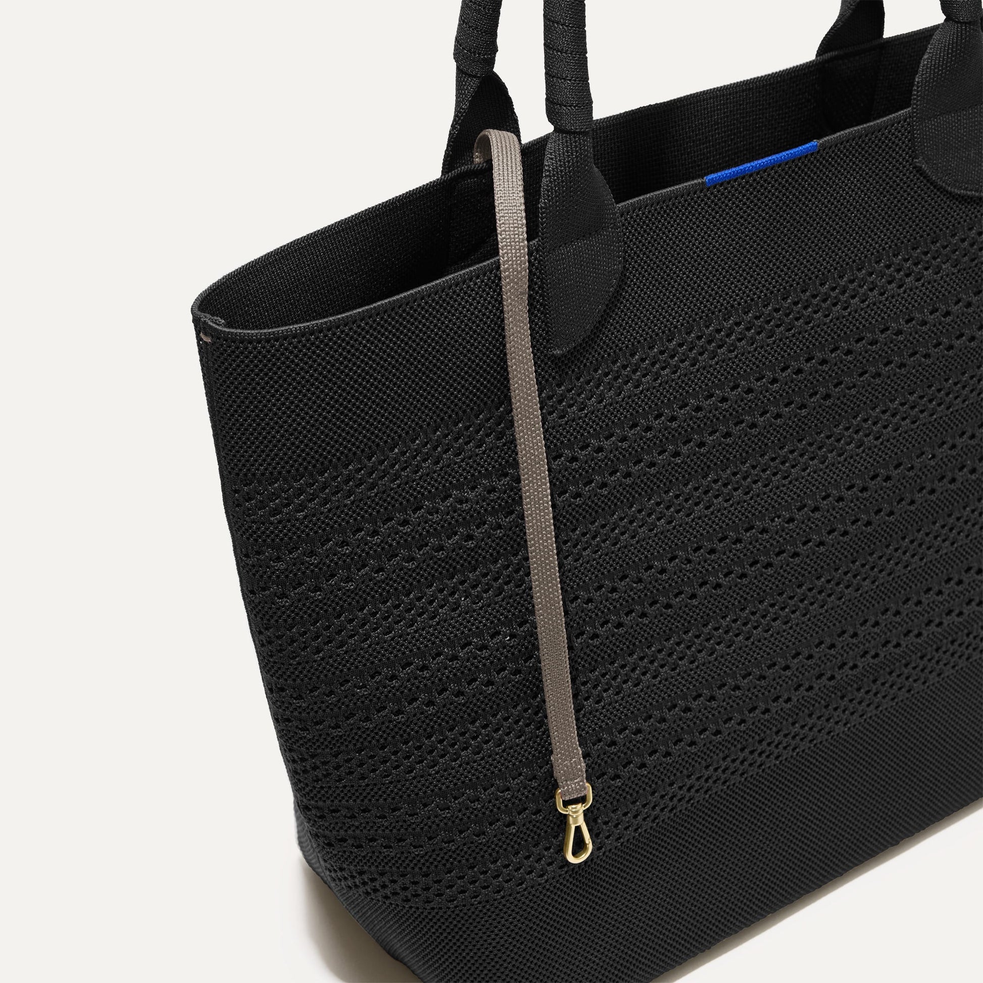 Rothys The Lightweight Tote in Black Crochet
