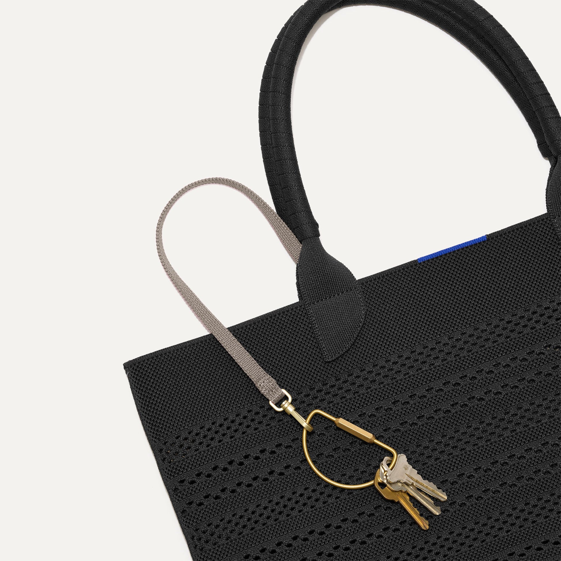 Rothys The Lightweight Tote in Black Crochet