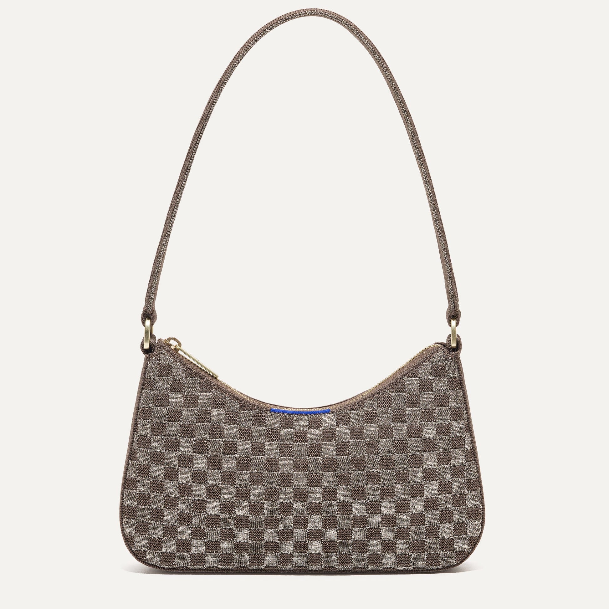 Rothys The Mini Shoulder Bag in Light Pewter