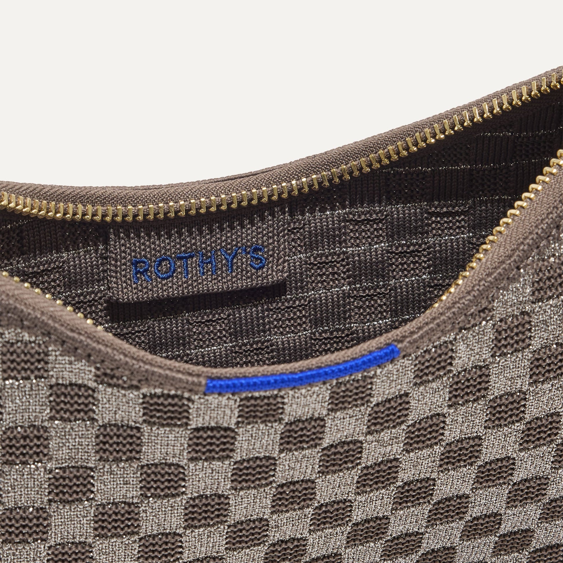 Rothys The Mini Shoulder Bag in Light Pewter