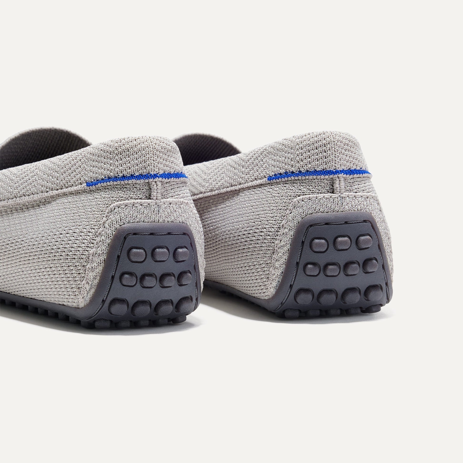 Rothys The Driving Loafer in Light Grey Herringbone for Men