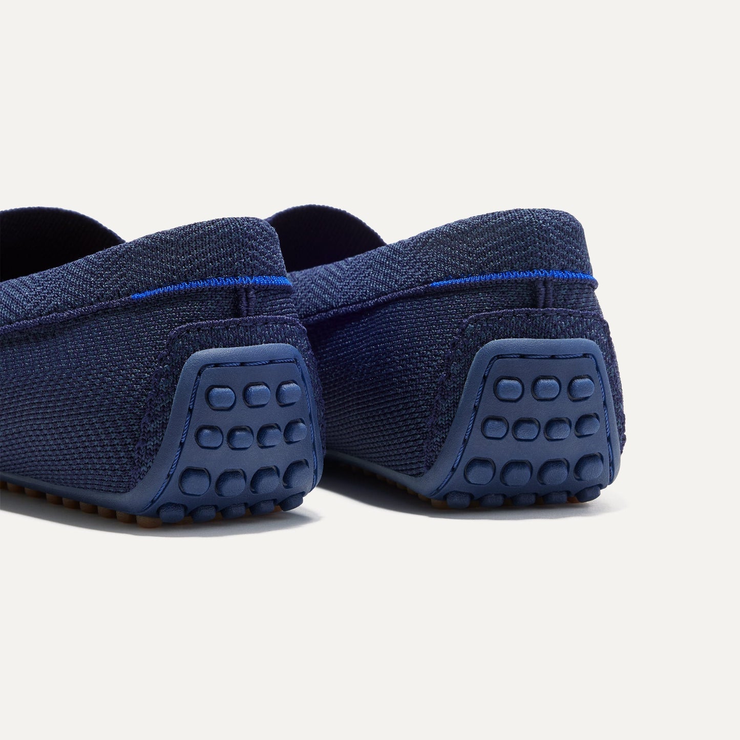 Rothys The Driving Loafer in Navy Herringbone for Men