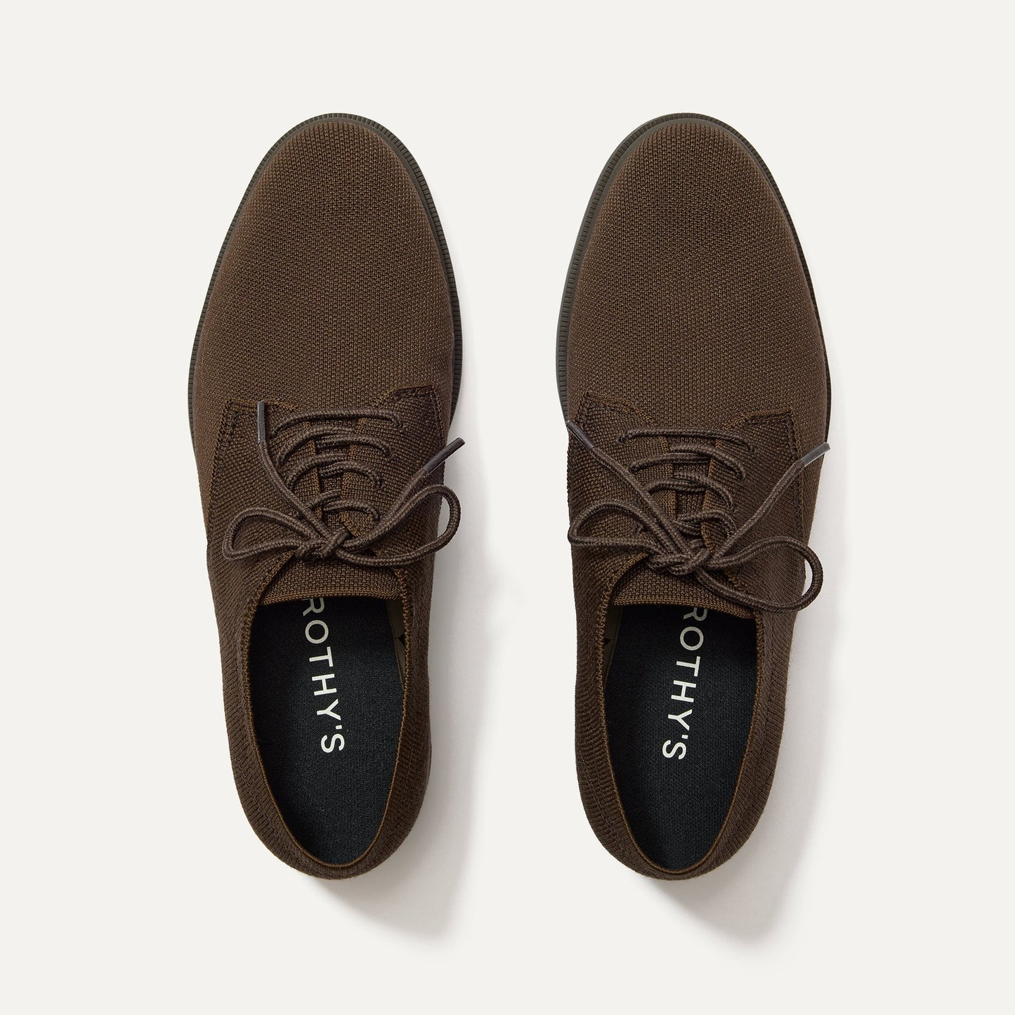Rothys The Lug Oxford in Dark Chocolate