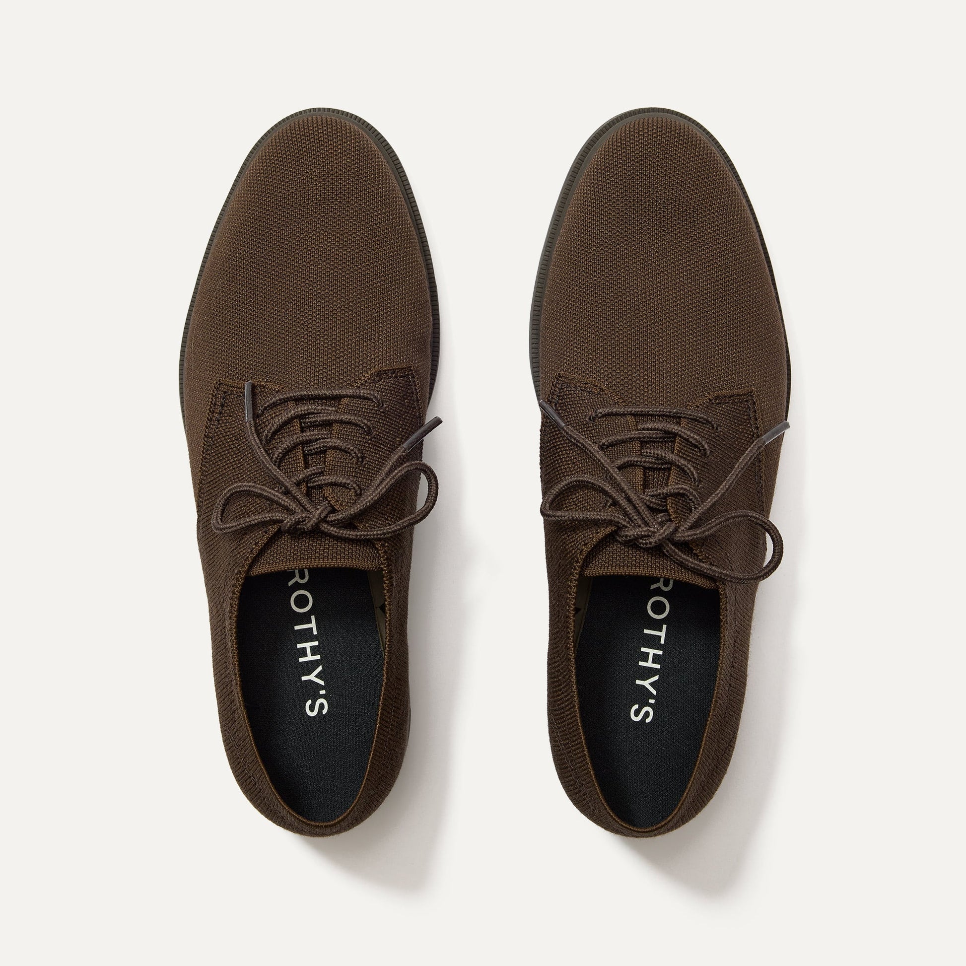Rothys The Lug Oxford in Dark Chocolate