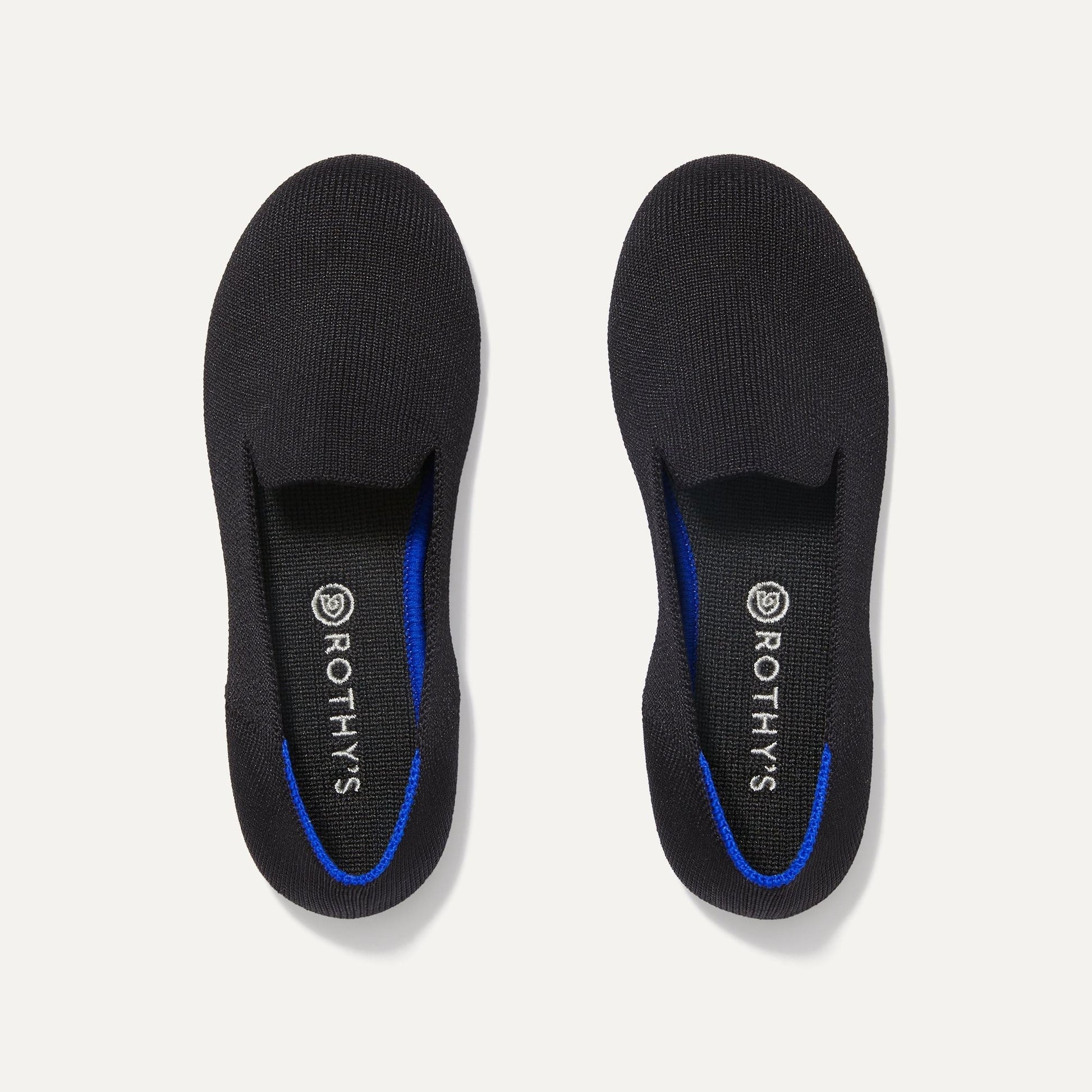 Rothys The Kids Loafer in Black Solid