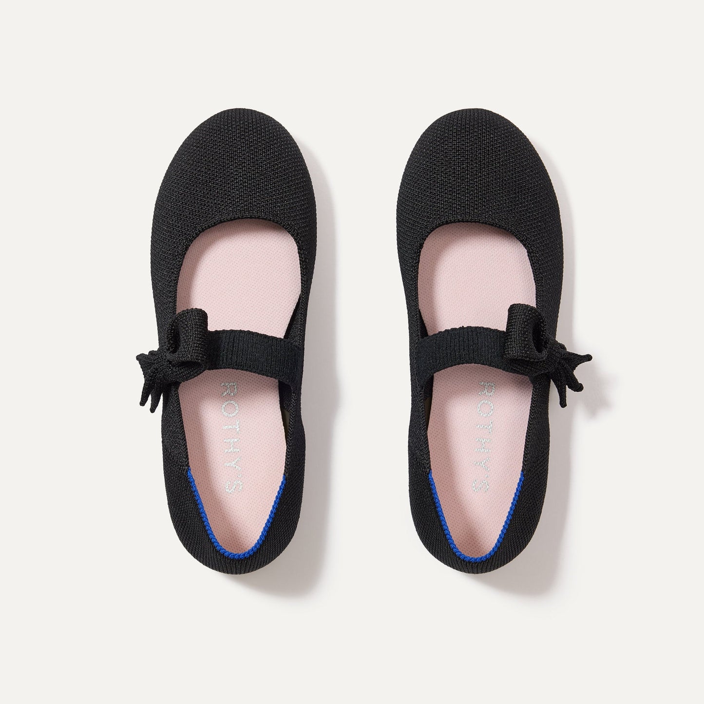 Rothys The Kids Tux Bow Mary Jane in Black