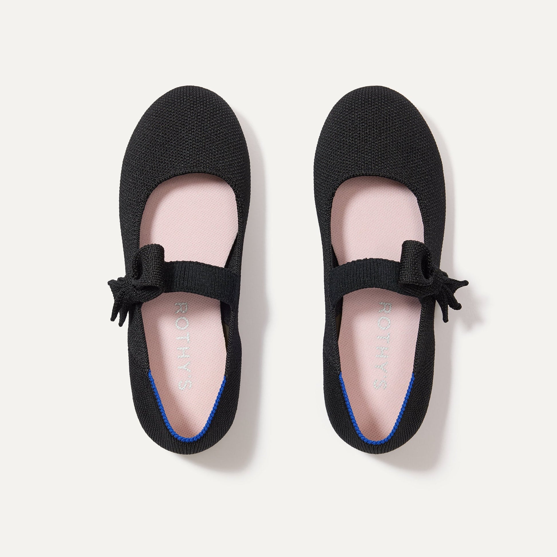 Rothys The Kids Tux Bow Mary Jane in Black