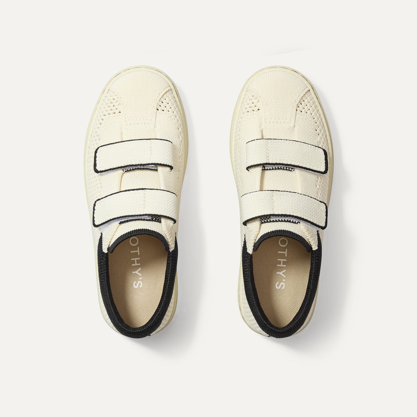 Rothys The Kids Strap Sneaker in Chess Open-Knit